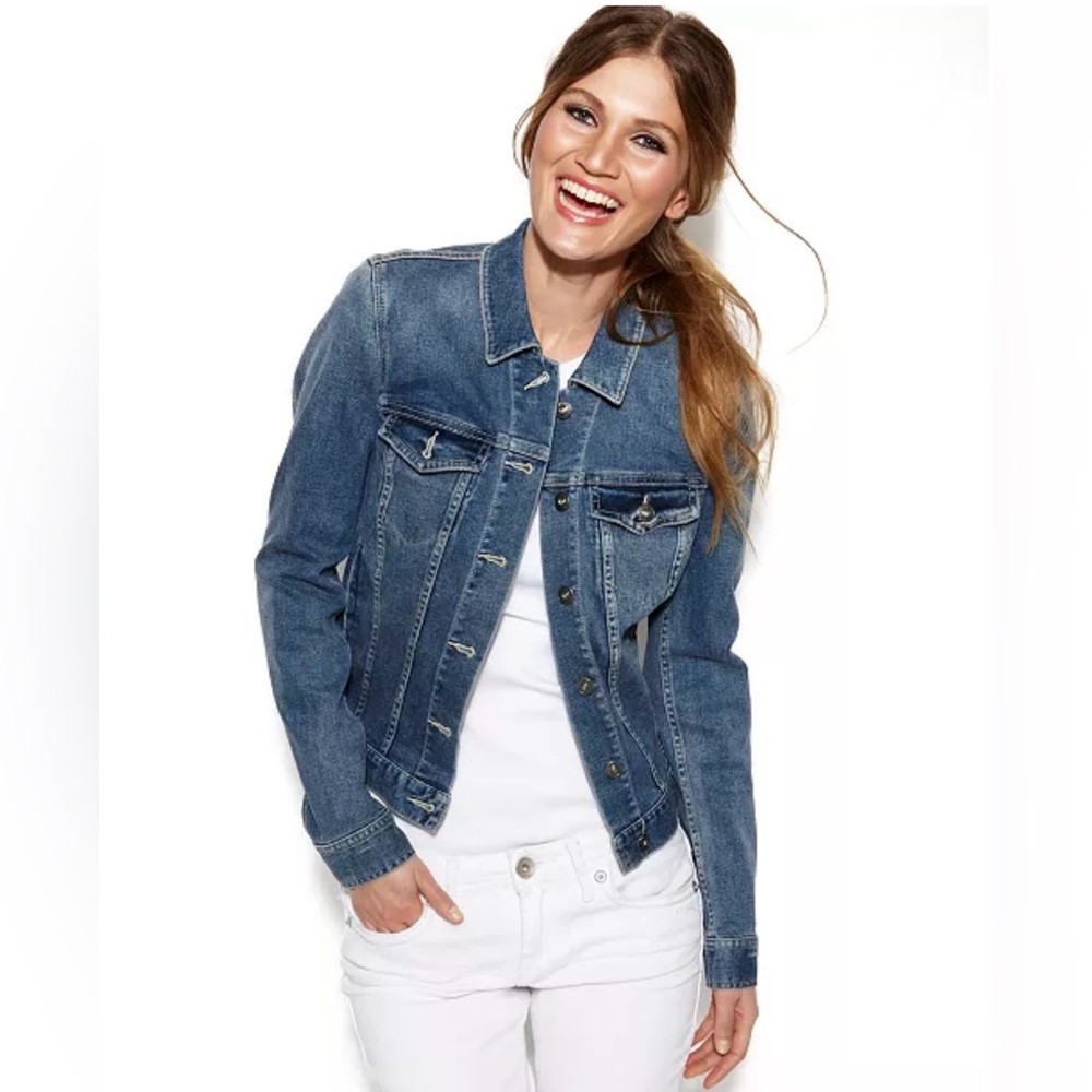Two by Vince Camuto Cotton Jean Jacket - Small